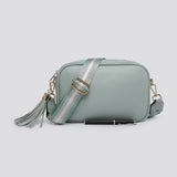 Stripe Strap Cross Body Handbag