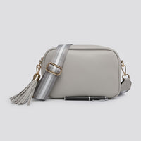 Stripe Strap Cross Body Handbag