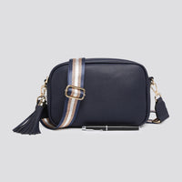 Stripe Strap Cross Body Handbag