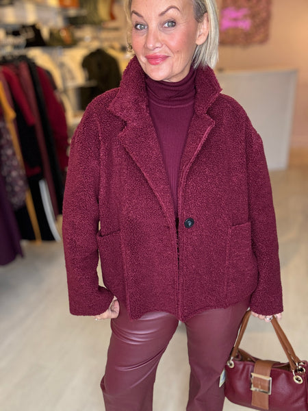 Bouclé coat