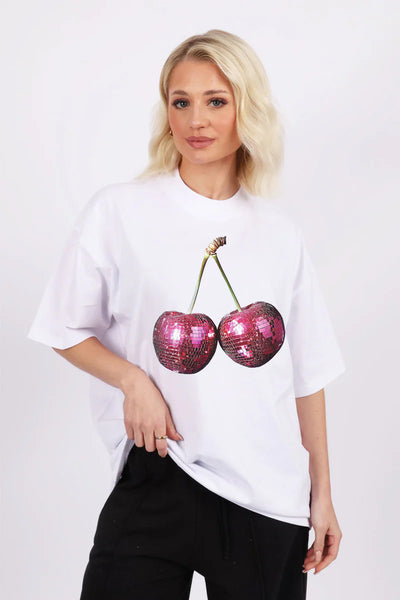 Glitter Ball Cherry T-Shirt