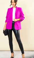 Ruched Sleeve Blazers