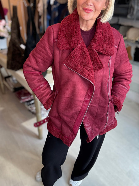 Red Biker Jacket