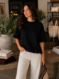 Ruffle Hem Knit Jumper