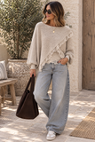 The Amelie Lace Layer Knit jumper