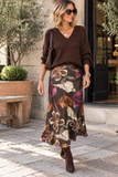 The Amelie Bias Midi Skirt