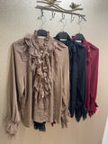 Lace Ruffle Blouse