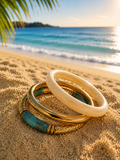 Layered 3 Bangle bracelets